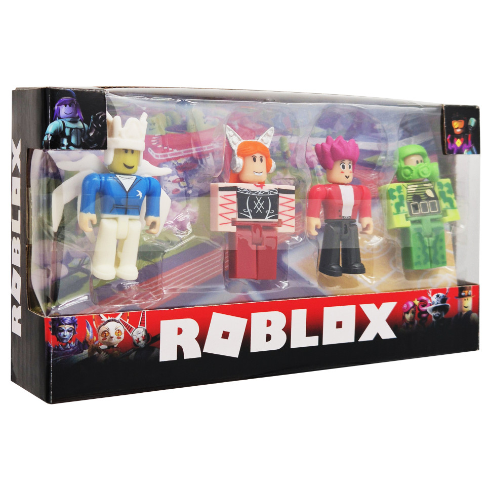 Игровой набор фигурок Roblox WL 25022-4, 4 фигурки, подвижные детали опт, дропшиппинг