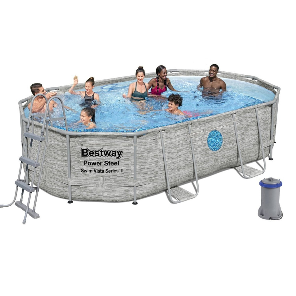 Басейн каркасний Bestway 56946K (488-305-107см), 10949 л - гурт(опт), дропшиппінг
