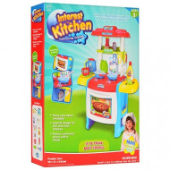 Детская игровая кухня WD-A22 розовая