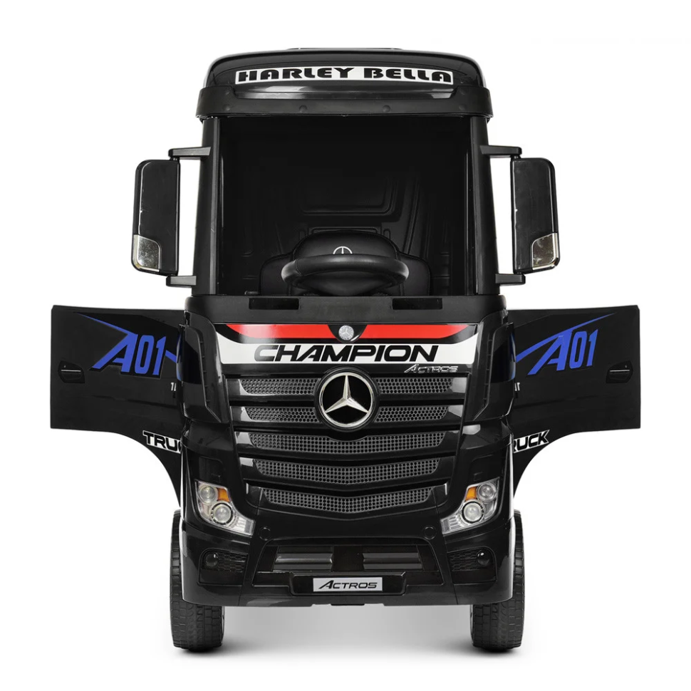 Дитячий електромобіль Вантажівка Bambi M 4208EBLR-2 Mercedes-Benz до 30 кг - гурт(опт), дропшиппінг 