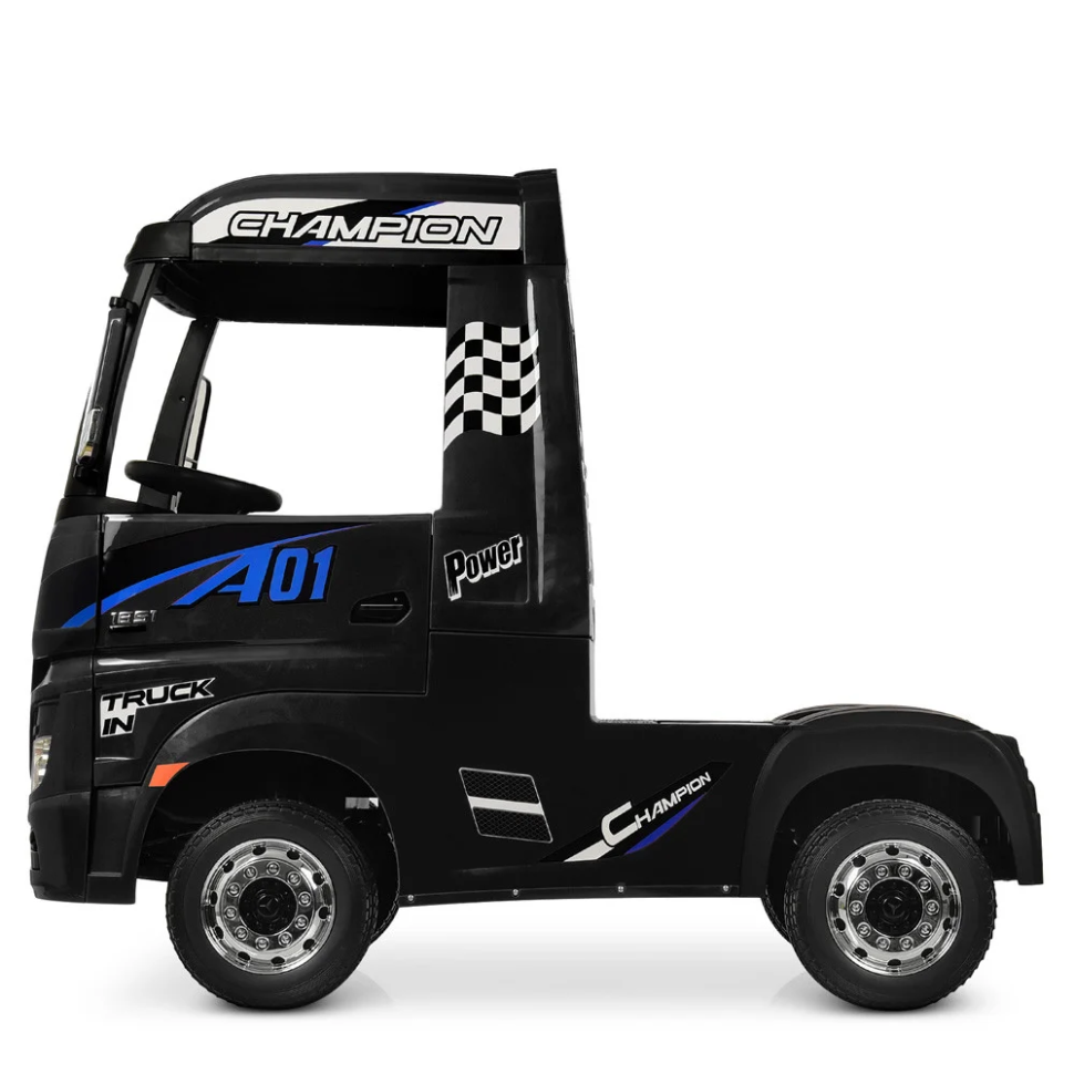 Дитячий електромобіль Вантажівка Bambi M 4208EBLR-2 Mercedes-Benz до 30 кг - гурт(опт), дропшиппінг 