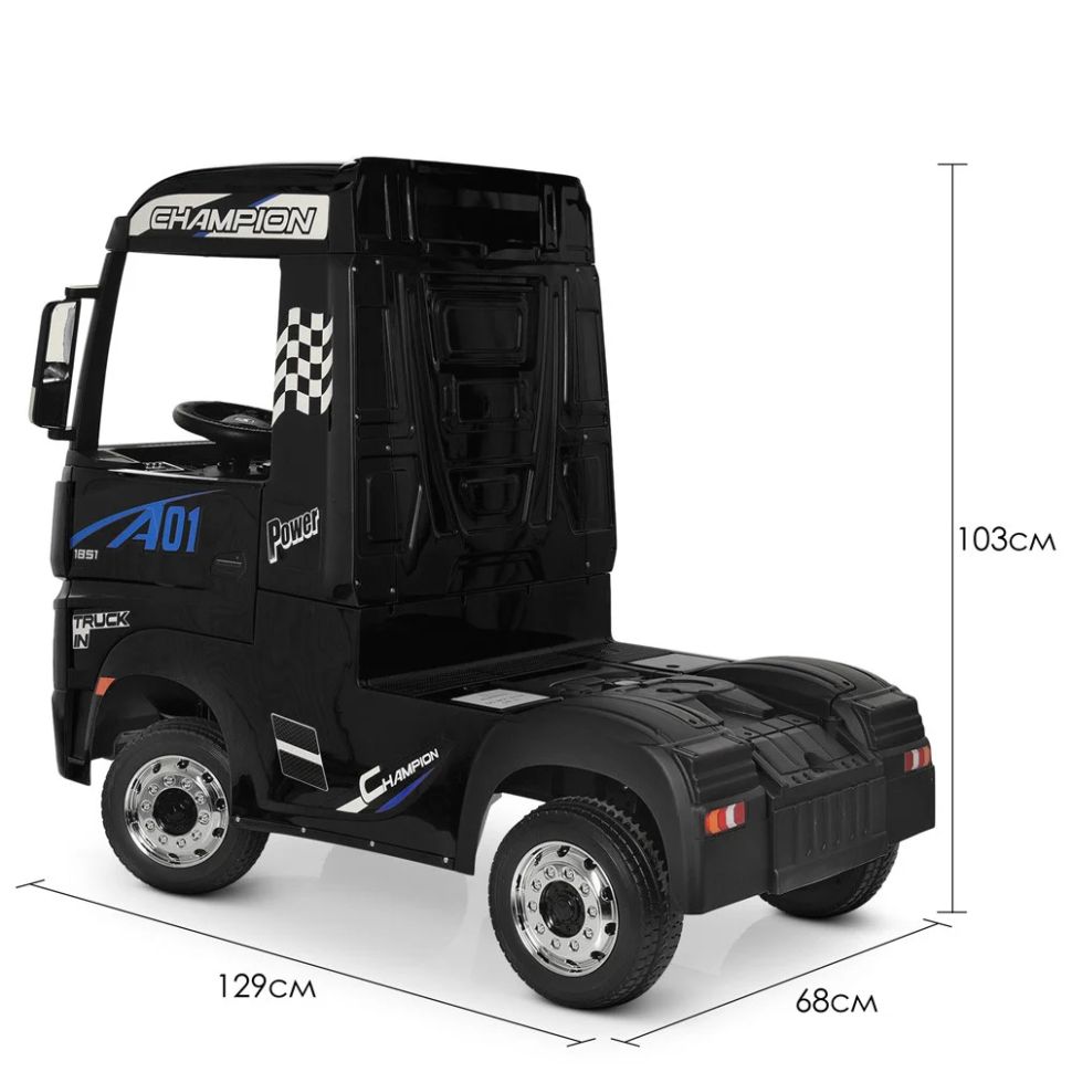 Дитячий електромобіль Вантажівка Bambi M 4208EBLR-2 Mercedes-Benz до 30 кг - гурт(опт), дропшиппінг 