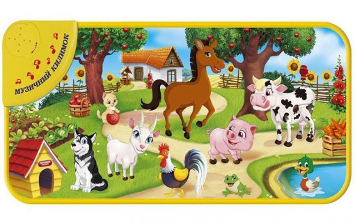 Детский развивающий коврик 781-U со звуками животных