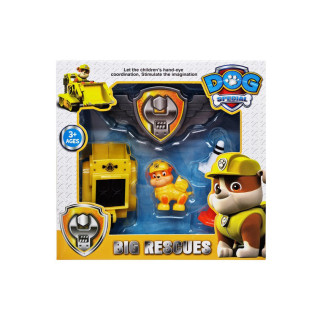 Игровая фигурка героя "Щенячий патруль: Крепыш" HS-2390(Yellow) желтый, с аксессуарами