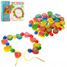Деревянная игрушка Шнуровка Tree Toys MD 1009  фрукты, овощи, ягоды опт, дропшиппинг