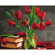 Картина по номерам "Букет тюльпанов" Brushme BS8115 40х50 см