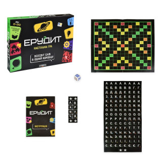 Настольная игра "Эрудит" 30451 игровое поле, набор фишек-литер