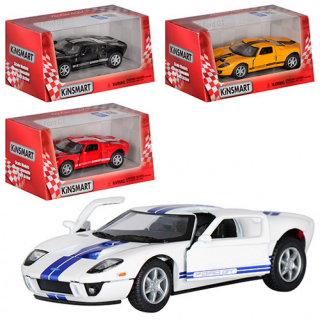 Детская модель машинки Ford GT 2006 Kinsmart KT5092W инерционная, 1:36