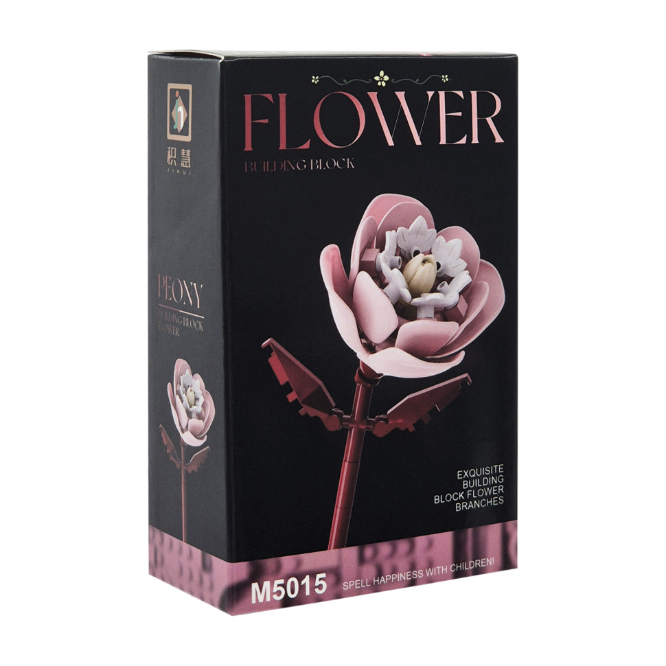 Конструктор дитячий Flower M5026-15 елементи для створення стебла та пелюсток - гурт(опт), дропшиппінг