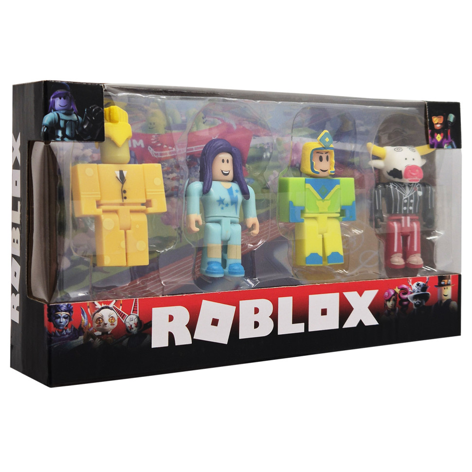 Ігровий набір фігурок Roblox WL 25022-3, 4 фігурки, рухливі деталі - гурт(опт), дропшиппінг 