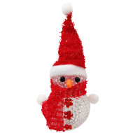 Ночник новогодний "Снеговичок" СХ-4-01 LED 15 см, красный