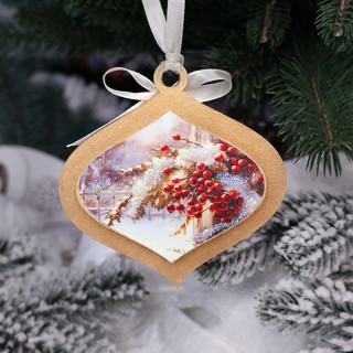 Творческий набор для создания 3-х елочных украшений "Cozy Winter" FDCKW-054