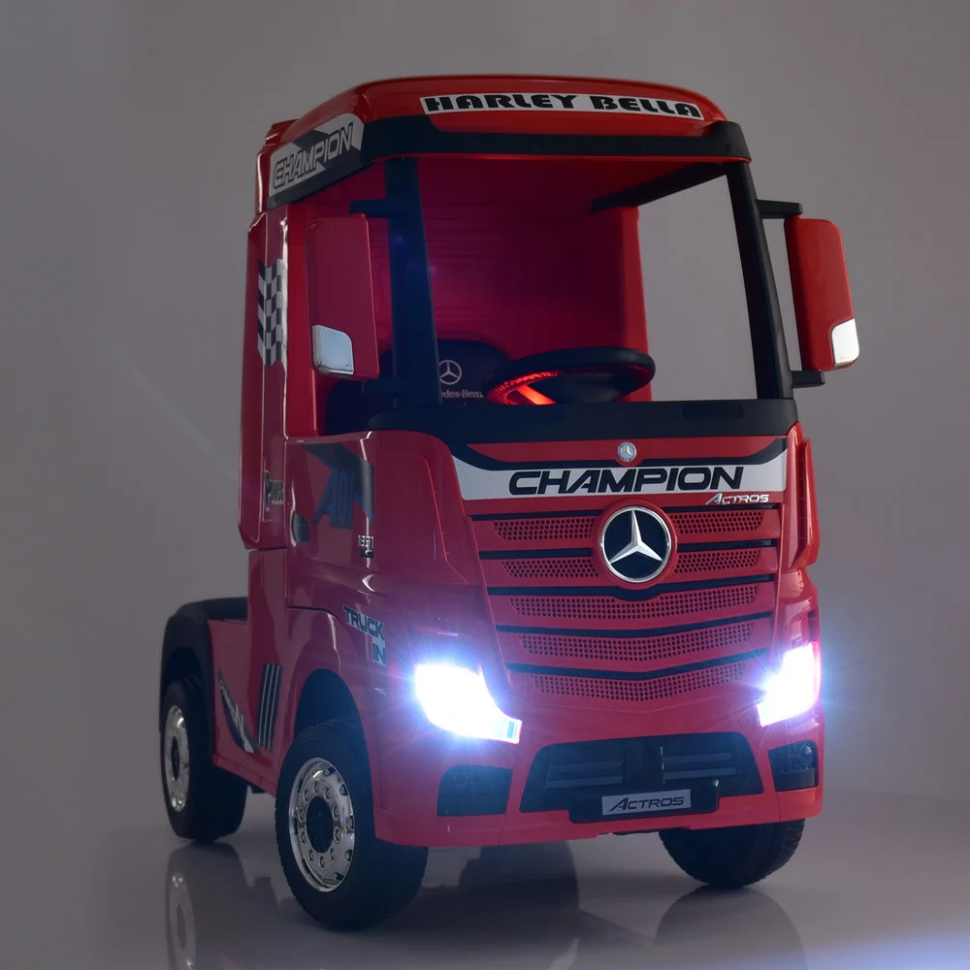 Дитячий електромобіль Вантажівка Bambi M 4208EBLR-3 Mercedes-Benz до 30 кг - гурт(опт), дропшиппінг 