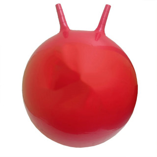 М'яч для фітнесу (фітбол) BT-PB-0178(Red)  з ріжками 55 см