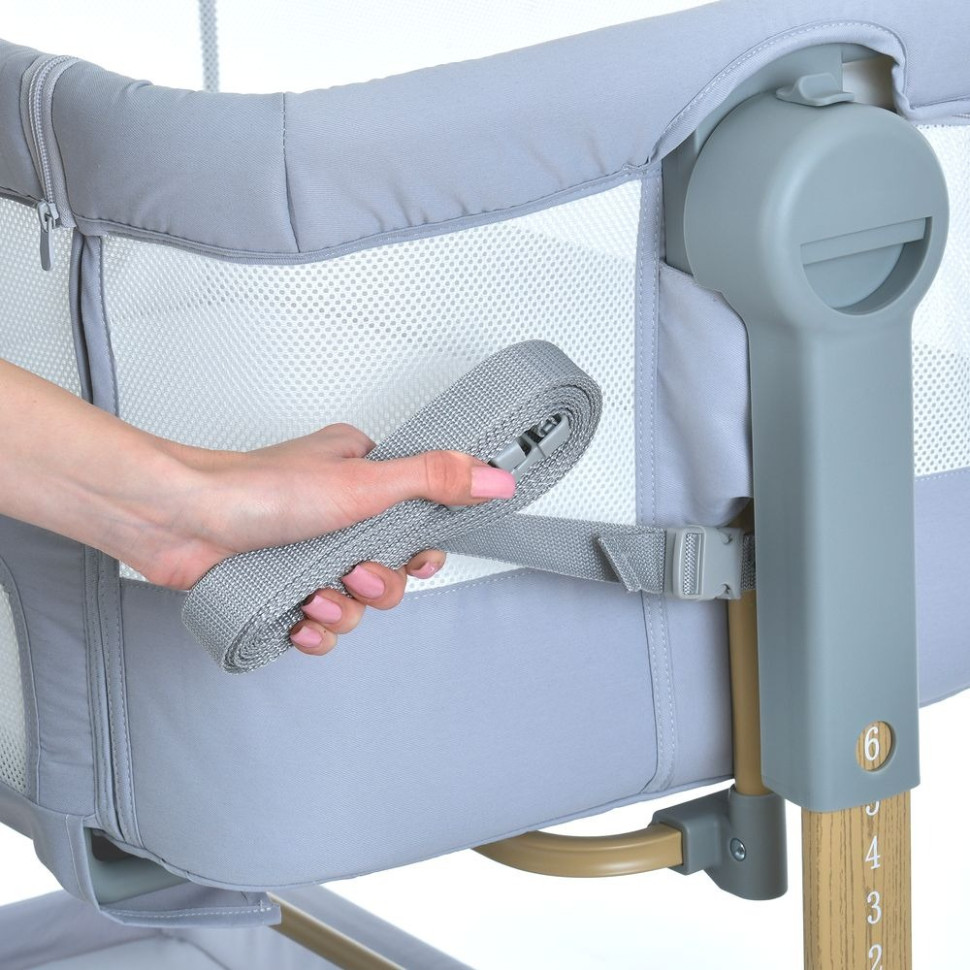 Дитяче приставне ліжко INTENSE ME 1180-W Gray - гурт(опт), дропшиппінг