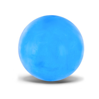 Детский резиновый мяч PB25119(Blue) голубой, 22 см, 70 грамм