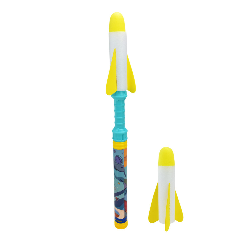 Развлекательная Запускалка с ракетами JZ7904(Turquoise) 61 см, 2 ракеты опт, дропшиппинг