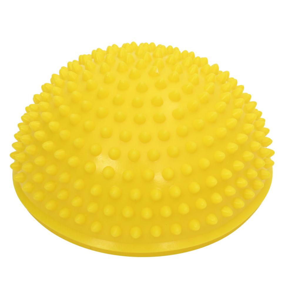 Полусфера массажная балансировочная Bambi MS 4958(Yellow) текстурная поверхность, 16х8 см опт, дропшиппинг