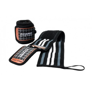 Кістові бинти Wrist Wraps Power System PS-3500_Grey-Black