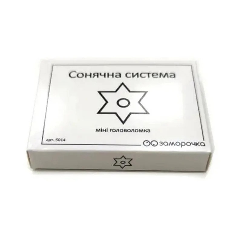 Деревянная мини головоломка 