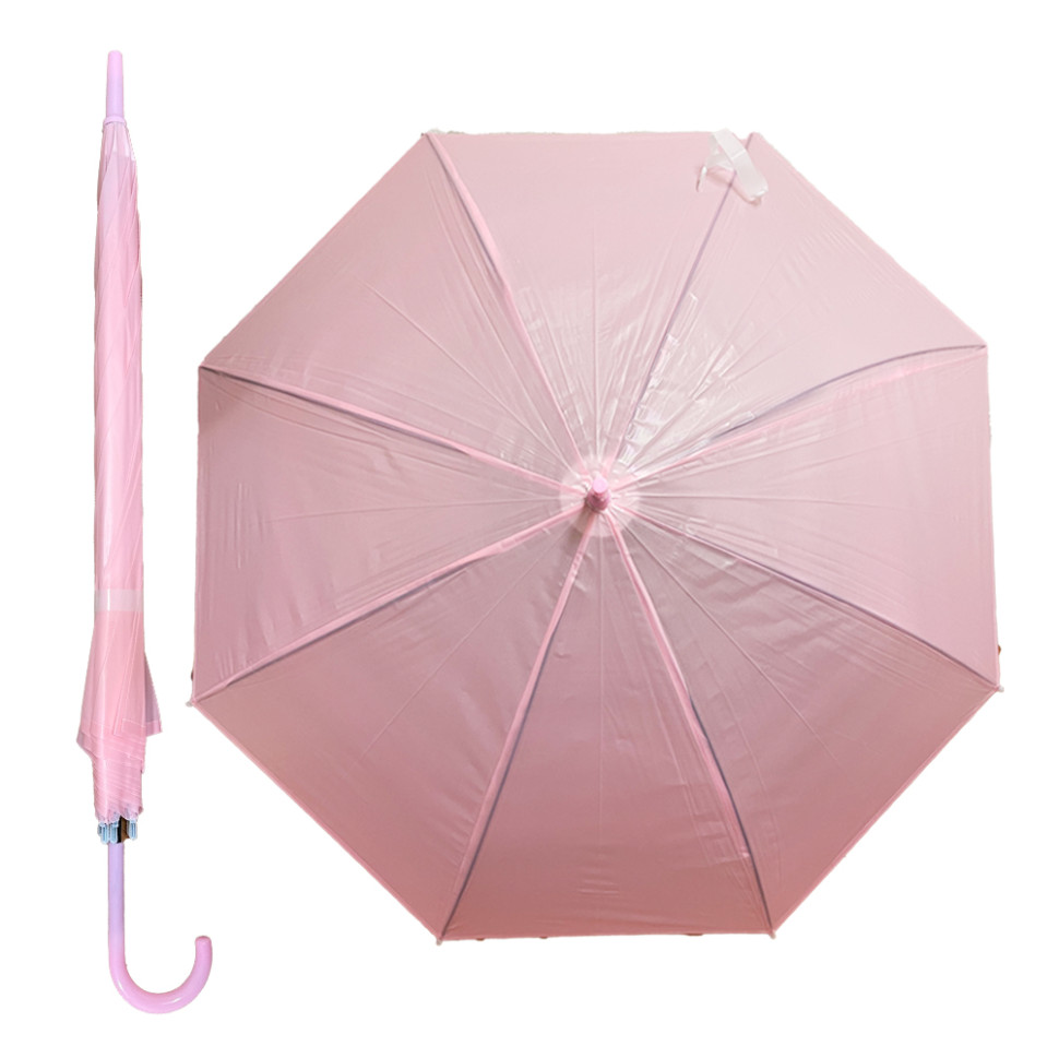 Детский Зонтик-трость SA-20(Pink) розовый 72 см (111092) опт, дропшиппинг