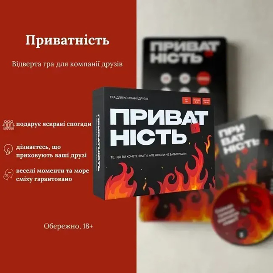 Настольная игра Конфиденциальность 290148, 100 карточек, 300 вопросов опт, дропшиппинг