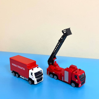 Автомодель детская "VOLVO" Пожарная машинка TechnoDrive 250302 со стрелой