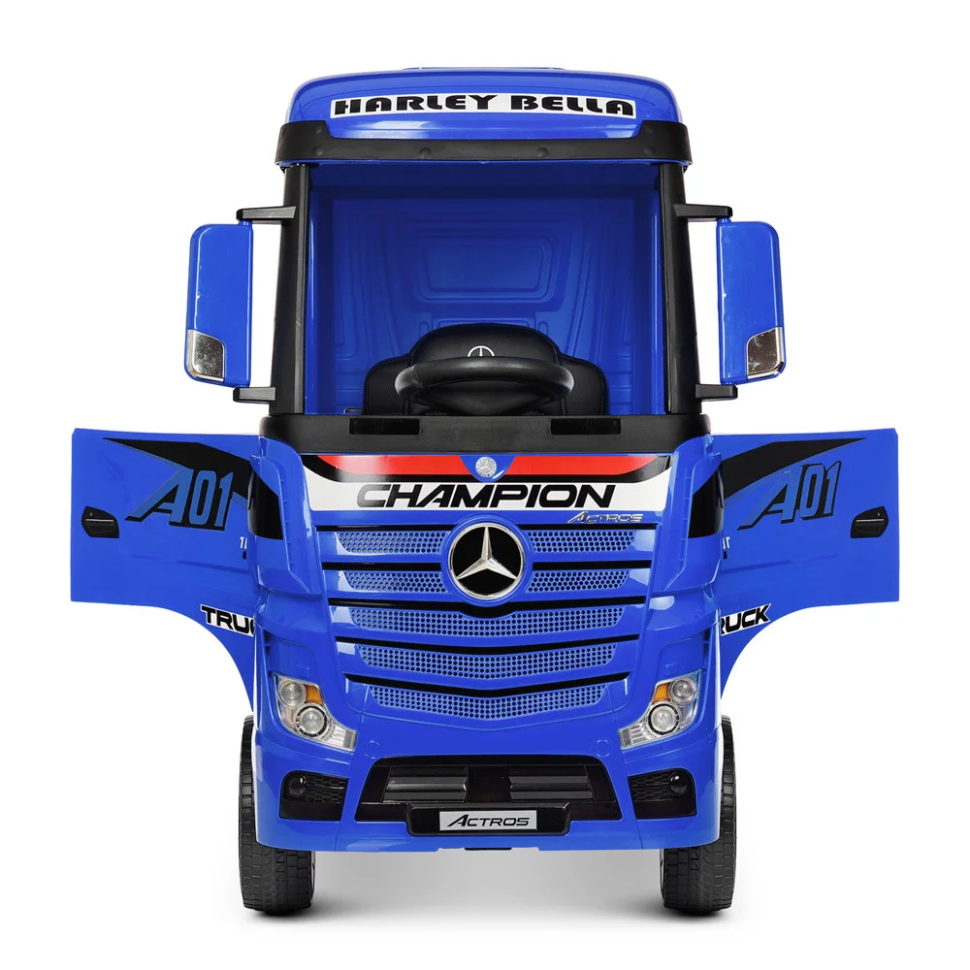 Дитячий електромобіль Вантажівка Bambi M 4208EBLR-4 Mercedes-Benz до 30 кг - гурт(опт), дропшиппінг 