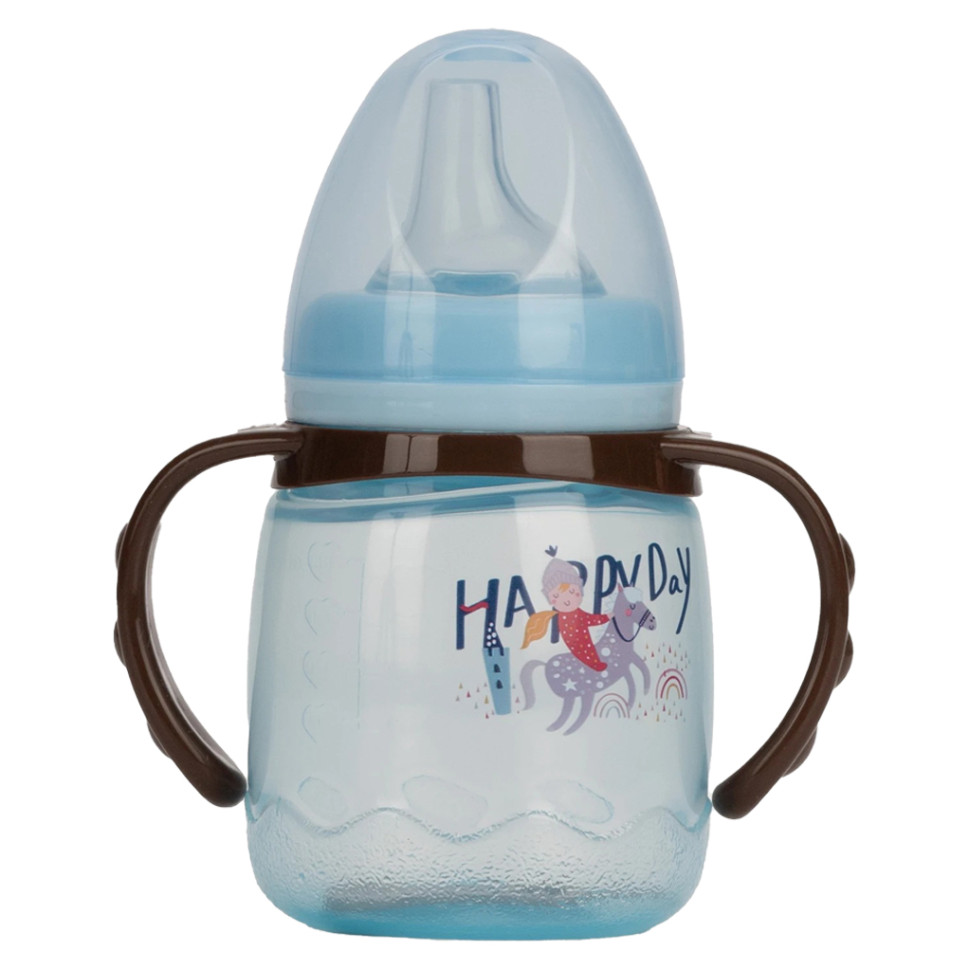 Поильник с силиконовым носиком MGZ-0314(Blue) 180 мл опт, дропшиппинг