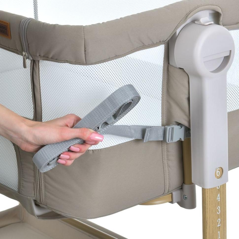 Дитяче приставне ліжко INTENSE ME 1180-W Taupe Beige - гурт(опт), дропшиппінг 