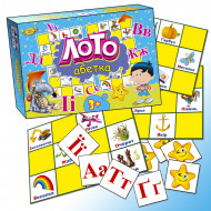 Детская развивающая игра "Лото. Абетка" MKM0305 на укр. языке