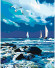 Картина за номерами "Бурхливе море" 40 * 50 см KHO2747 - гурт(опт), дропшиппінг 
