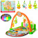 Ігровий килимок для немовляти HY68109 з дугою і піаніно - гурт(опт), дропшиппінг 