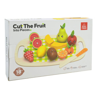 Детская деревянная игрушка "Фрукты" C9414 фрукты на магнитах, дощечка