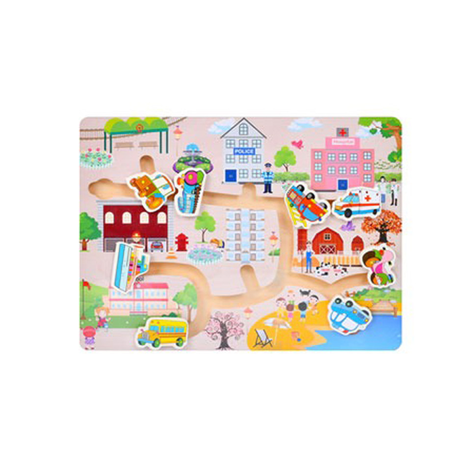 Деревянная игрушка Лабиринт MD 0817-1 размер 30х22,5 см опт, дропшиппинг