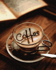 Картина по номерам. Brushme "Кофе в чашке" GX29736, 40х50 см
