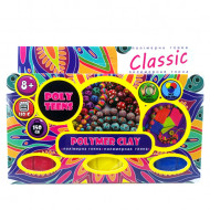 Детский набор полимерной глины для лепки ТМ Poly Teens Classic РТ00001, 3 цвета глины 