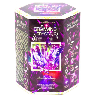 УЦІНКА!!! Набір для досвіду GROWING CRYSTAL (Amethyst) Danko Toys GRK-01-01U-UC
