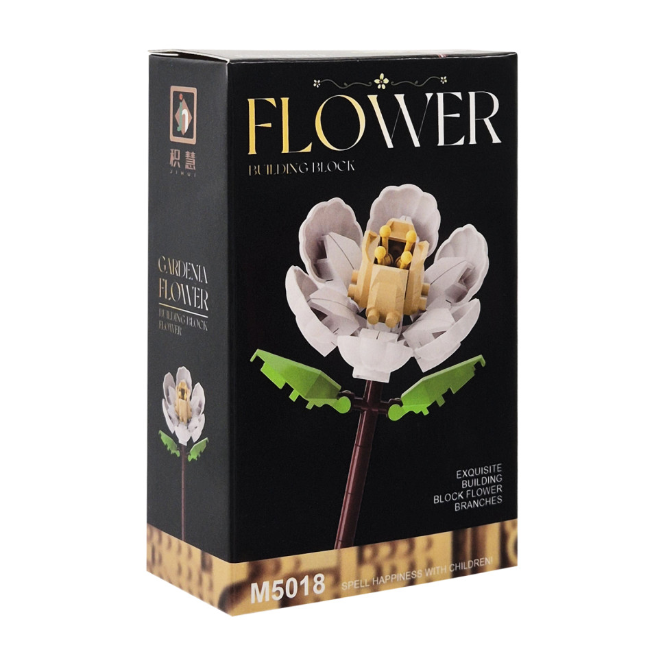 Конструктор дитячий Flower M5026-18 елементи для створення стебла та пелюсток - гурт(опт), дропшиппінг