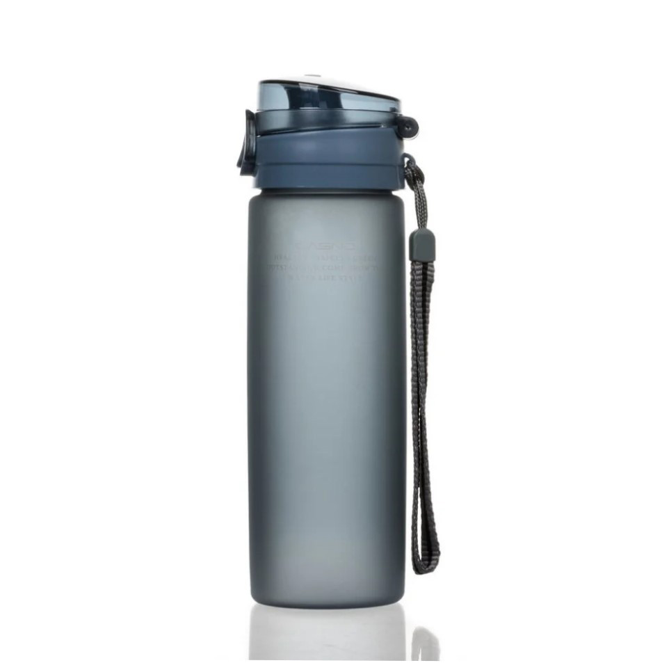 Пляшка для води KXN-1157 KXN-1157_Grey 650 мл, сірий - гурт(опт), дропшиппінг 