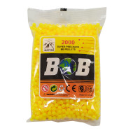 Пластикові кульки для зброї дитячої Bambi G208669-CB-2000T, 6 мм у пакеті