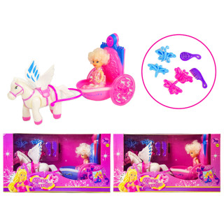 Игрушка Карета 8617-20 с куклой, парикмахерский набор