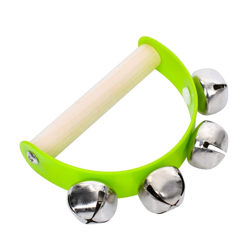 Деревянная игрушка Бубонцы MD 0808(Green) зеленый, размер 10 x 6,5 см опт, дропшиппинг