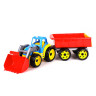 Игрушечный трактор с ковшом и прицепом 3688TXK, 2 цвета опт, дропшиппинг