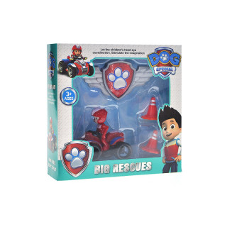 Игровая фигурка героя "Щенячий патруль: Райдер" HS-2390(Red-1) красный, с аксессуарами
