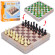 Шахматы магнитные 2 в 1 F389 с игрой Змейки-лестницы опт, дропшиппинг