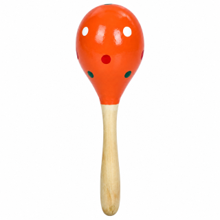 Деревянная детская игрушка "Маракас" MD 0029(Orange) 20х6х6 см