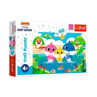 Пазлы "Акулы на отдыхе" Trefl 17370, 60 элементов