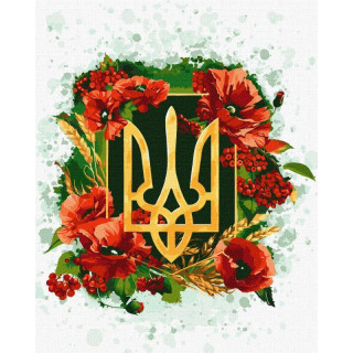 Картина по номерам "Цветущий трезубец" ©chervonavorona_artist Идейка KHO5009 40х50 см
