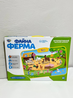 Дитячий розвиваючий килимок Прекрасна ферма M 3455 укр. мовою